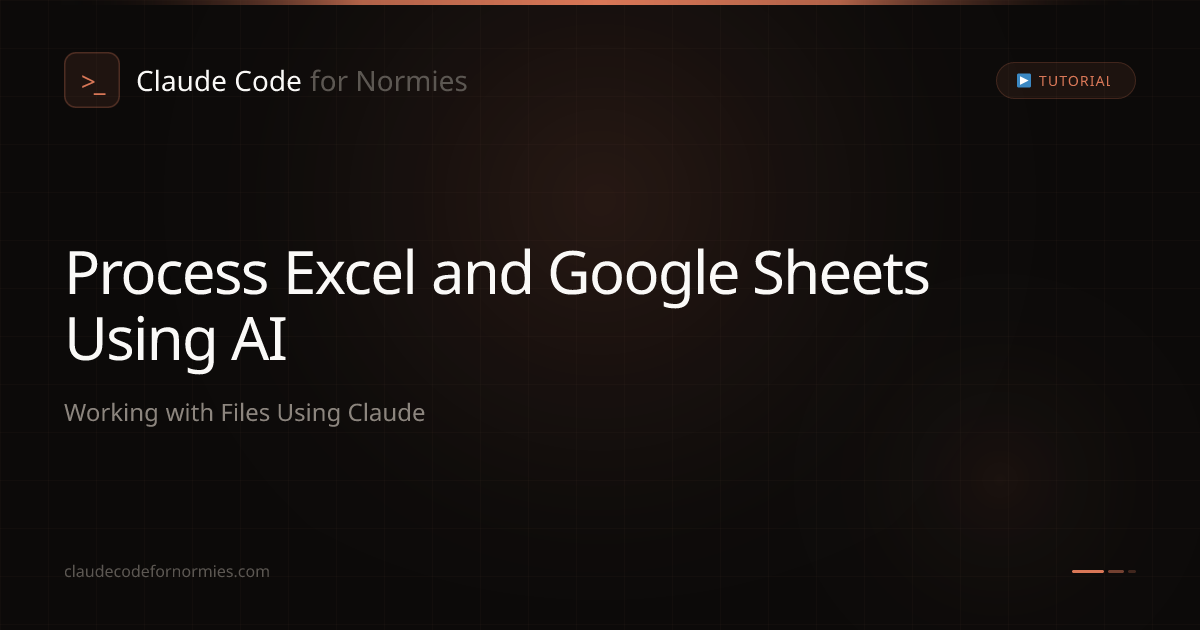 Process Excel and Google Sheets Using AI | Working with Files Using ...